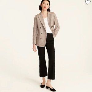 J. Crew Hayden kickout crop pant in stretch linen